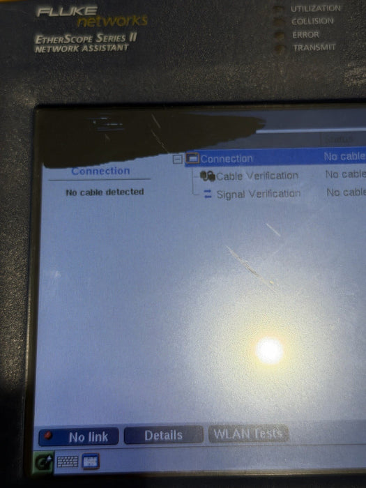 FLUKE NETWORKS ETHERSCOPE SERIES II NETWORK ASSISTANT