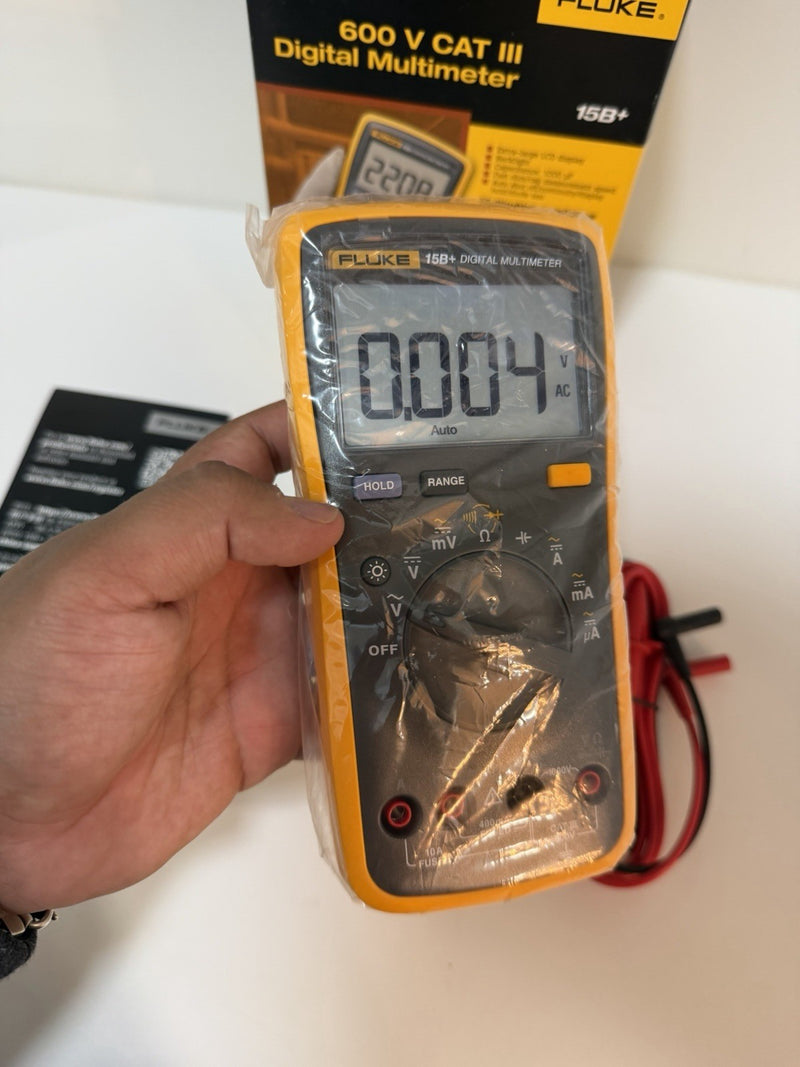 FLUKE 15B+ CAT III 600V DIGITAL MULTIMETER