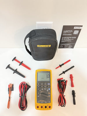 FLUKE 787B PROCESSMETER WITH ACCESSORIES & BAG TESTED