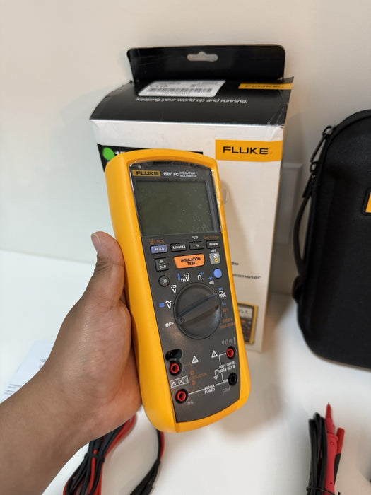 FLUKE 1587 FC 2 IN 1 HANDHELD DIGITAL INSULATION MULTIMETER (FACTORY SEALED) NEW