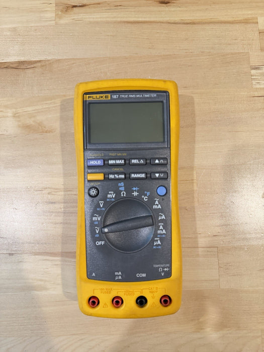 FLUKE 187 TRUE RMS MULTIMETER FOR PARTS