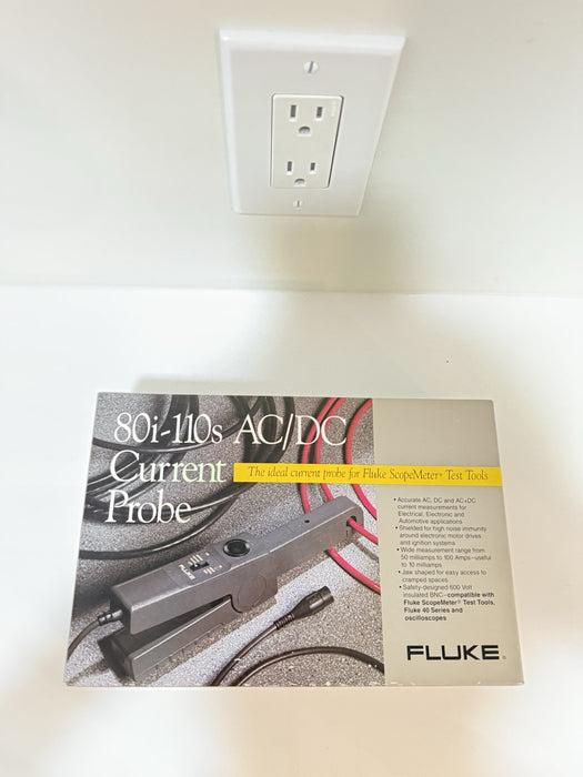 FLUKE 80i-110S AC/DC CURRENT PROBE (NEW FACTORY SEALED) NEW - SHIPS FAST