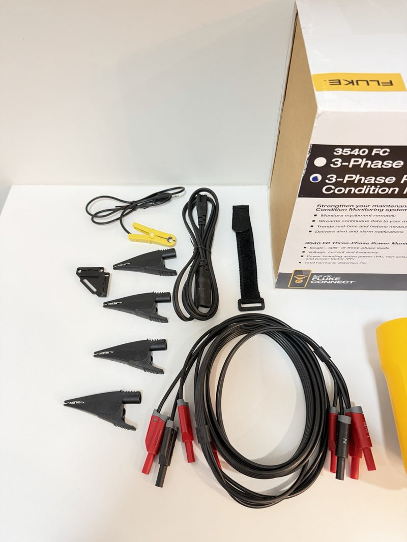 FLUKE 3540 FC 3-PHASE POWER MONITOR KIT FREE SHIPPING