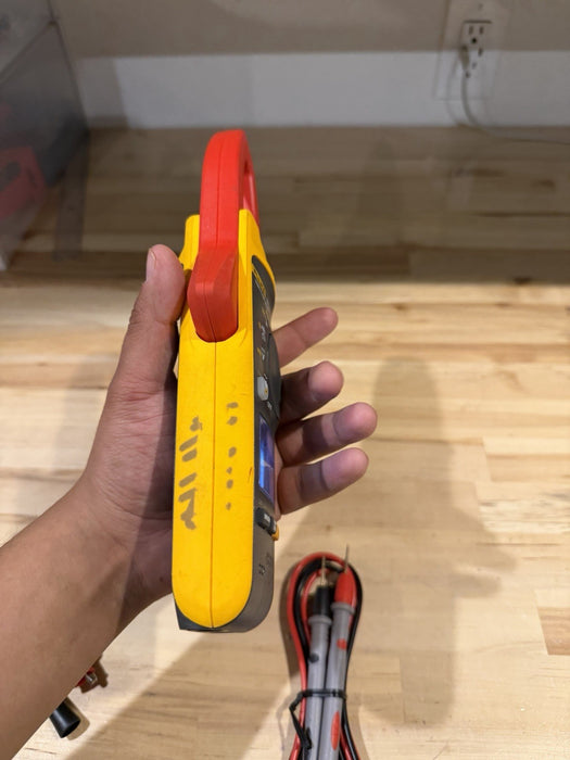 FLUKE 376FC WIRELESS TRUE RMS AC/DC CLAMP METER W/LEADS - SHIPS FAST
