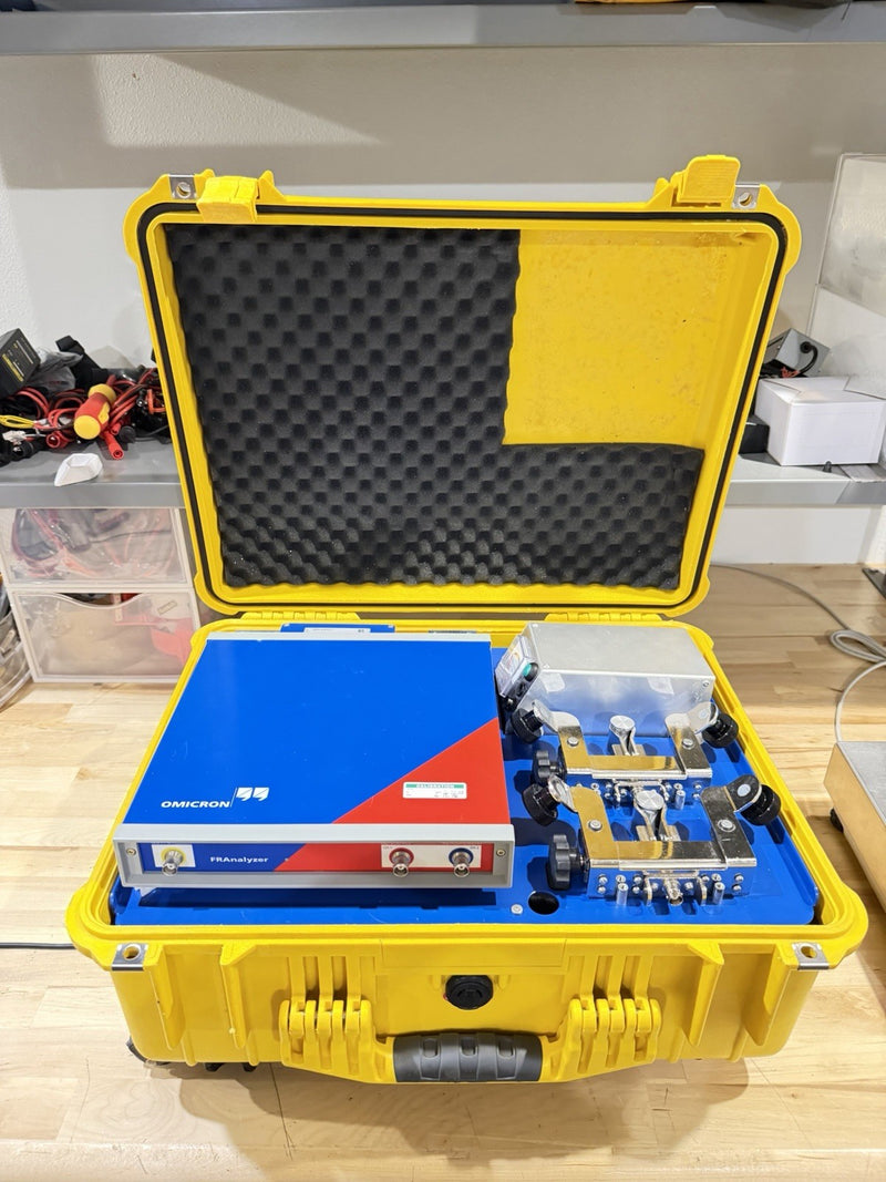OMICRON FRANALYZER KIT W/ ACCESSORIES & CABLES (CALIBRATED 2026) FREE SHIPPING
