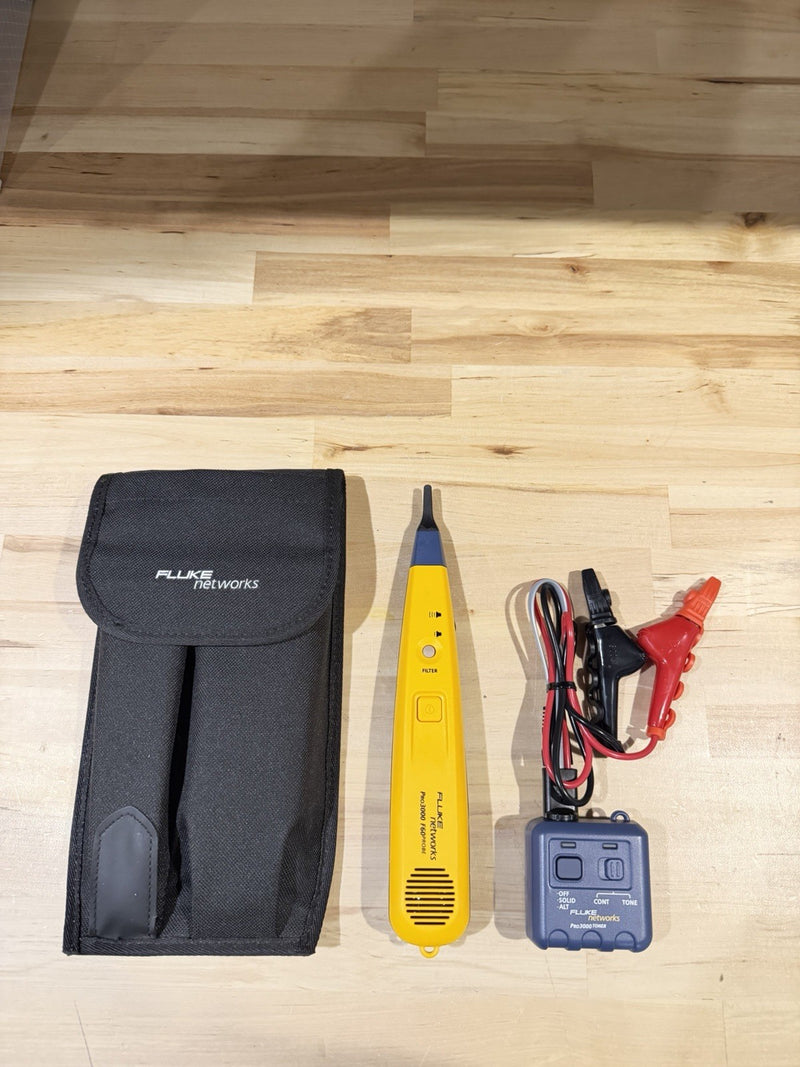 FLUKE NETWORKS PRO3000F60-KIT TONE & PROBE WITH CASE TESTED