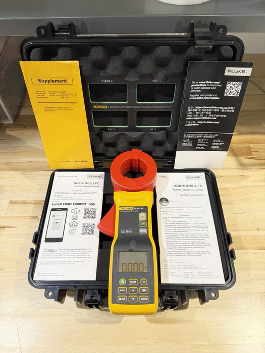 FLUKE 1630-2 FC EARTH GROUND CLAMP (NEW) FREE SHIPPING