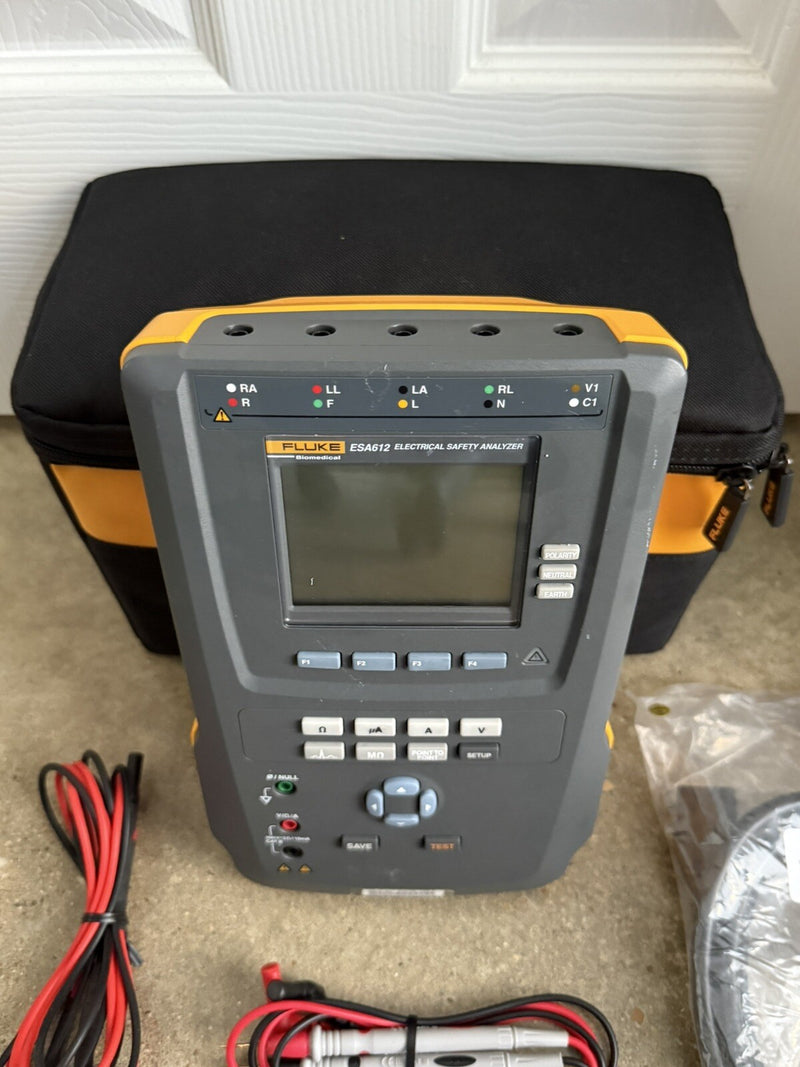 FLUKE BIOMEDICAL ESA612 230V EU ELECTRICAL SAFETY ANALIZER CALIBRATED 2025