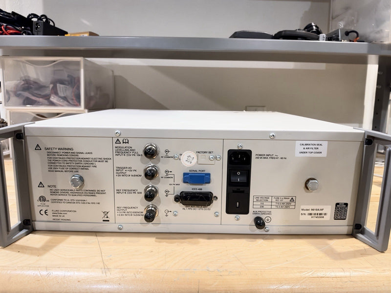 FLUKE 9610A/AF RF REFERENCE SOURCE - FREE SHIPPING (SHIPS FAST)