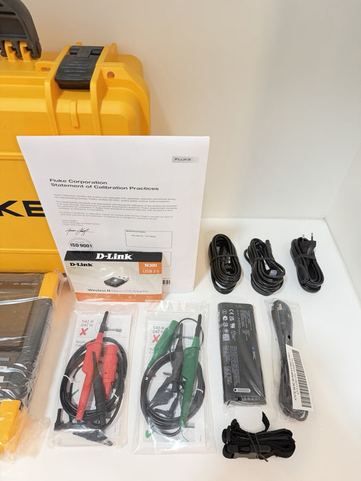 FLUKE 190-204-III S DIGITAL OSCILLOSCOPE 4CH 200MHZ 5GS/S (CALIBRATED 2025) NEW
