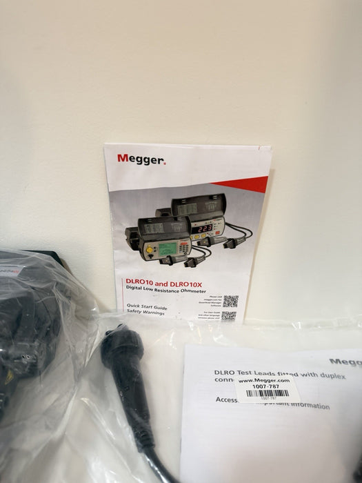 MEGGER DLRO10X DIGITAL LOWE RESISTANCE OHMMETER NEW SEALED