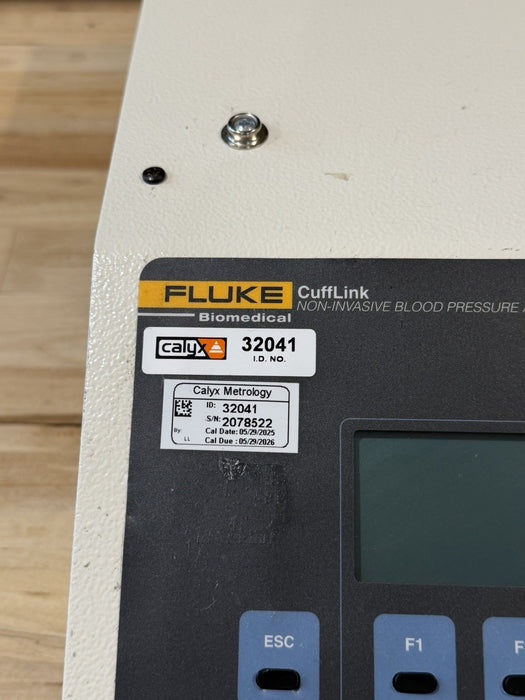 FLUKE CUFFLINK NON INVASIVE BLODD PRESSURE ANALYZER (CALIBRATED 2026) TESTED