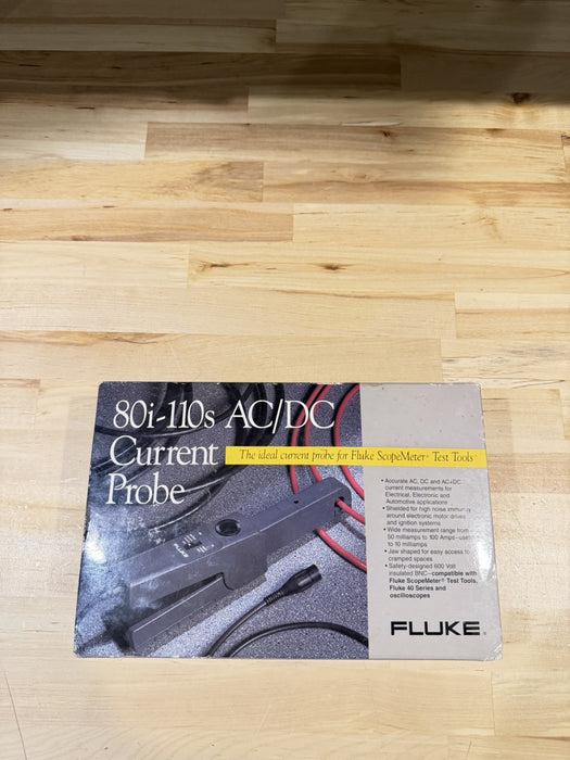 FLUKE 80i-110s AC DC CURRENT PROBE (NEW SEALED) SHIPS FAST