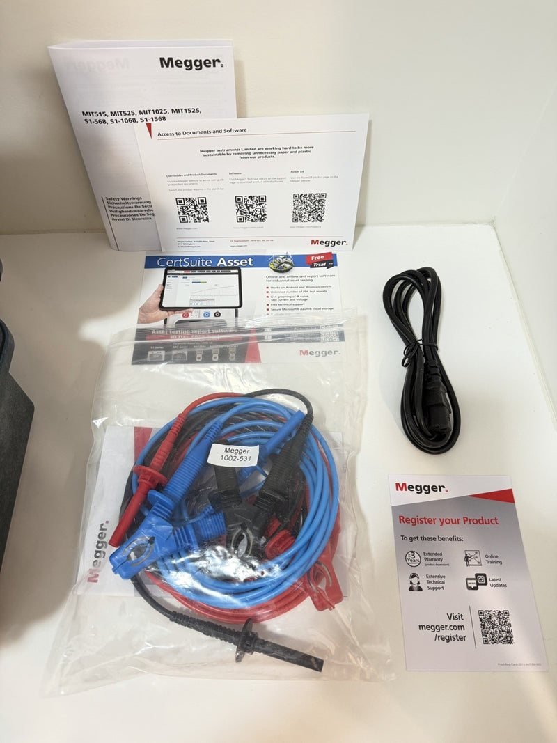 MEGGER MIT515 5KV INSULATION TESTER KIT W/ ACCESSORIES (NEW SEALED) SHIPS FREE