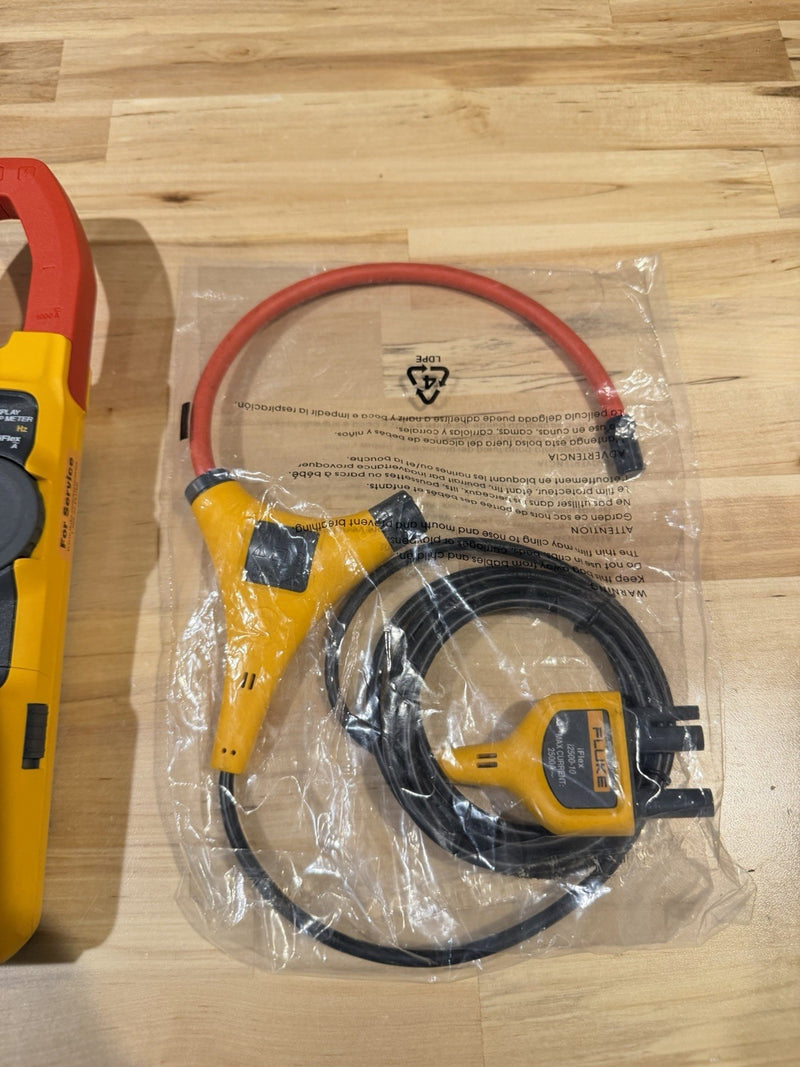 FLUKE 381 REMOTE DISPLAY TRMS CLAMP METER WITH ACCESSORIES TESTED