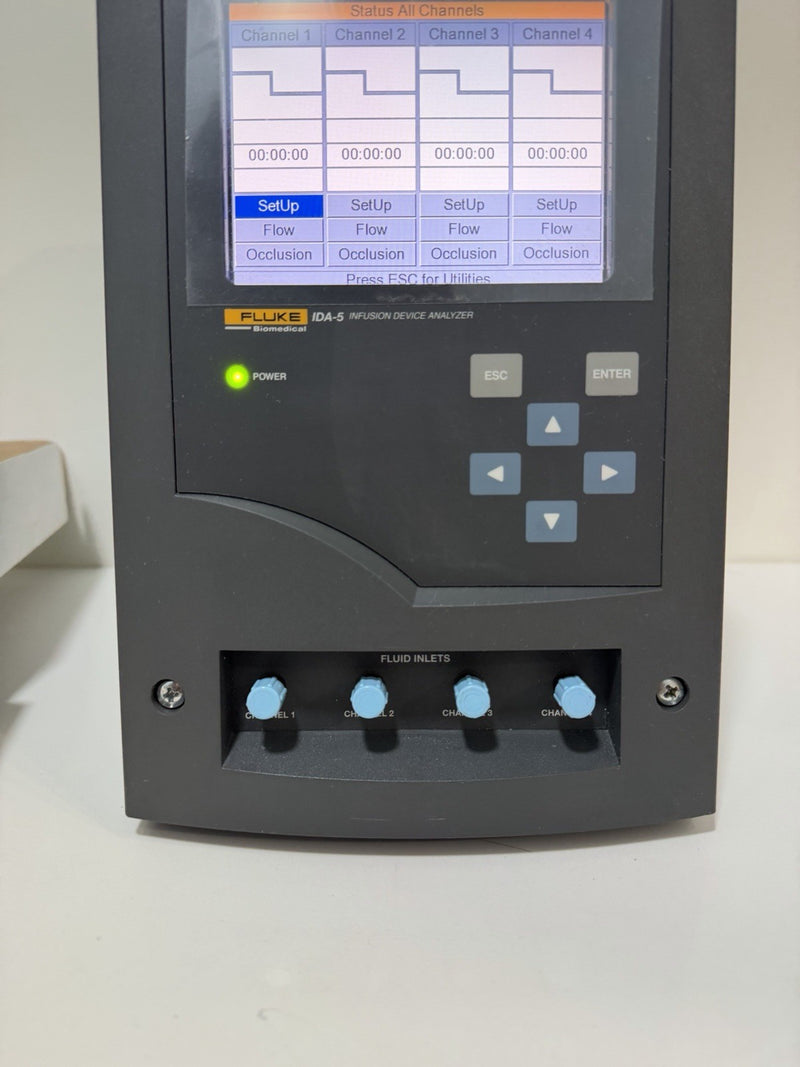 FLUKE BIOMEDICAL IDA-5 INFUSION DEVICE ANALYZER KIT 4 CHANNEL (NEW SEALED)