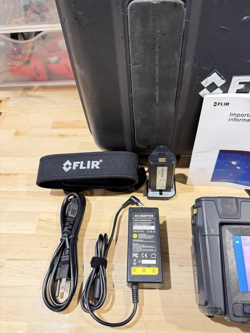 FLIR T640 THERMAL IMAGING CAMERA WITH ACCESSORIES TESTED
