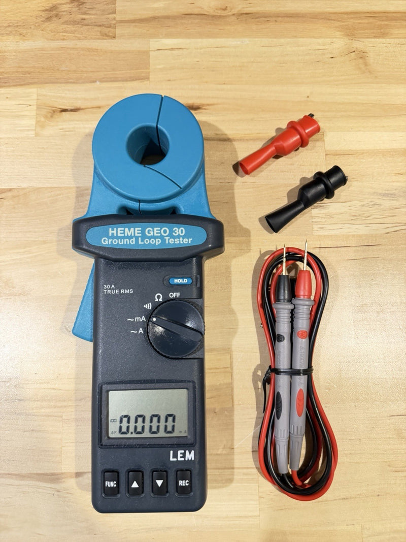 LEM HEME GEO 30 CLAMP ON GROUND LOOP TESTER USED