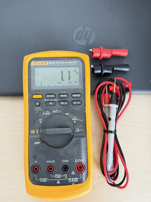 FLUKE 87V TRUE RMS MULTIMETER WITH LEADS