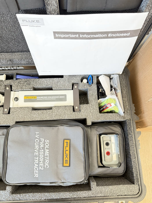 FLUKE PVA-1500HE2 SOLMETRIC HIGH EFFICIENCY PV ANALYZER I-V CURVE TRACER (NEW)