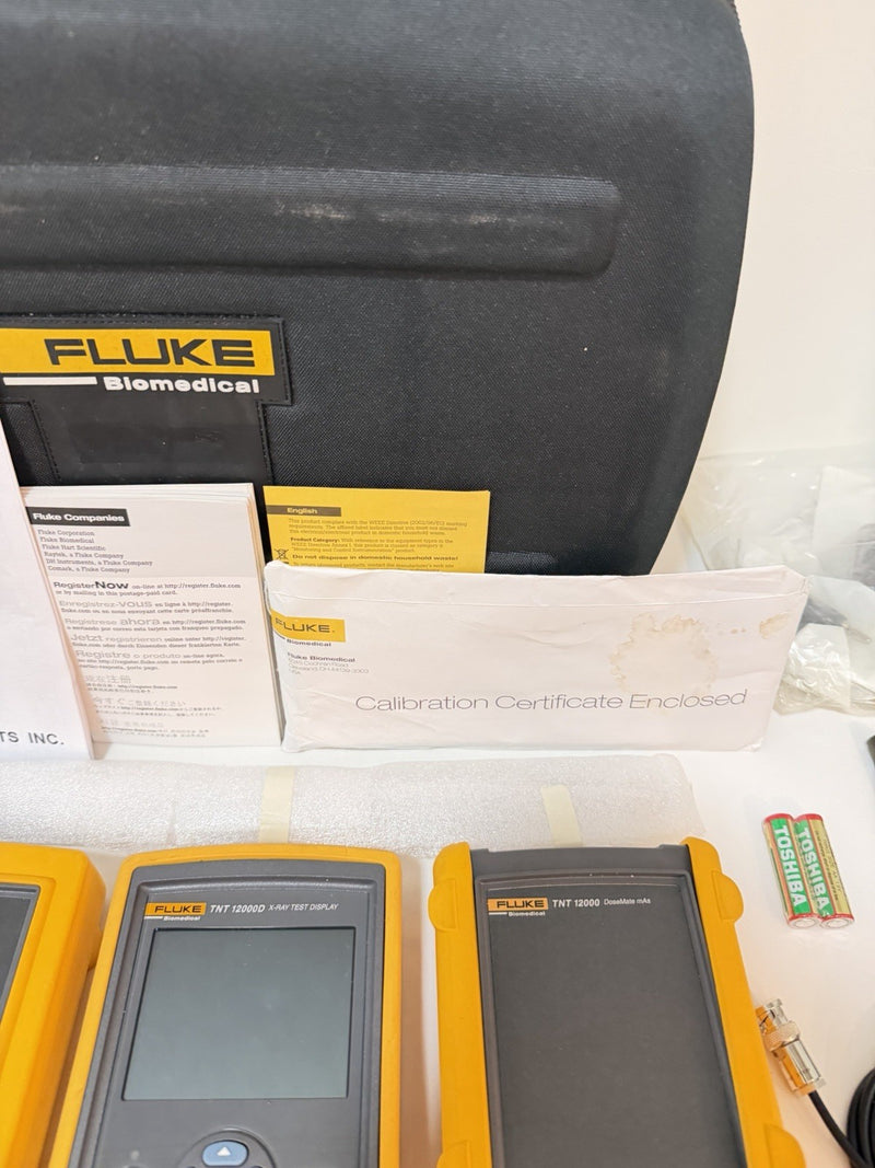 FLUKE BIOMEDICAL TNT 12000D W DOSEMATE 12000WD KIT & ACCESSORIES KIT TESTED