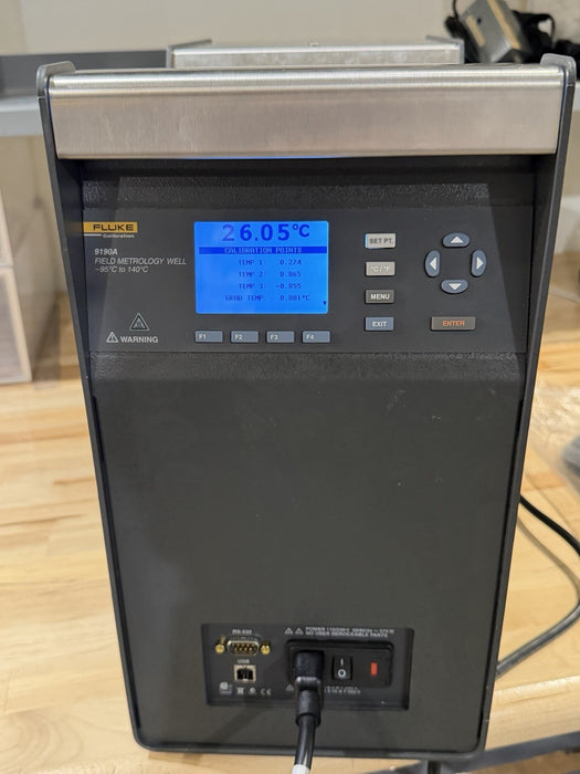 FLUKE 9190A FIELD METROLOGY WELL -95°C TO 140°C (TESTED) FREE SHIPPING