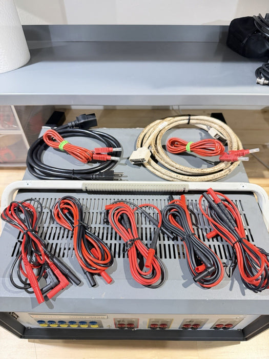 MEGGER MPRT8430 PROTECTIVE RELAY TESTING SYSTEM & TOUCHVIEW INTERFACE & LEADS