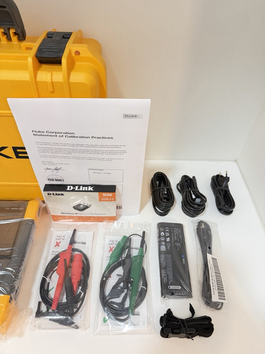 FLUKE 190-204-III S DIGITAL OSCILLOSCOPE 4CH 200MHZ 5GS/S (CALIBRATED 2025) NEW