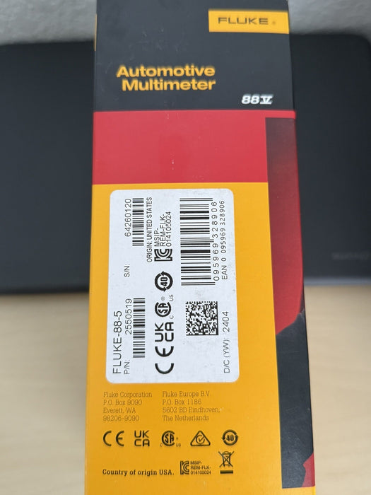 FLUKE 88V AUTOMOTIVE MULTIMETER (NEW FACTORY SEALED) SHIPS FAST