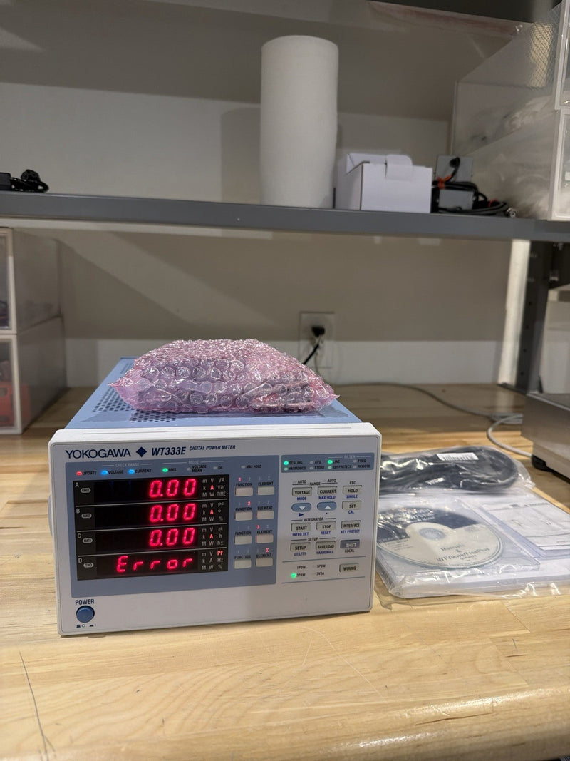 YOKOGAWA WT333E 3 CHANNEL DIGITAL POWER METER TESTED