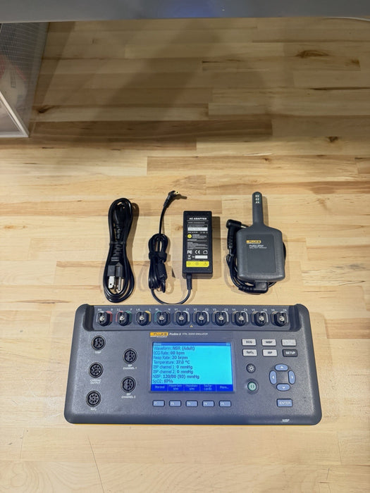 FLUKE BIOMEDICAL PROSIM 8 & SPOT SPO2 MODULE KIT TESTED