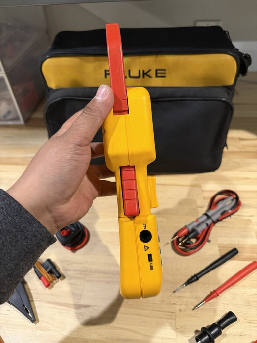 FLUKE 345 POWER QUALITY CLAMP METER W/LEADS & ACCESSORIES /FREE SHIPPING READ