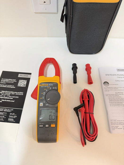 FLUKE 375 FC WIRELESS TRMS AC/DC CLAMP METER NEW SEALED