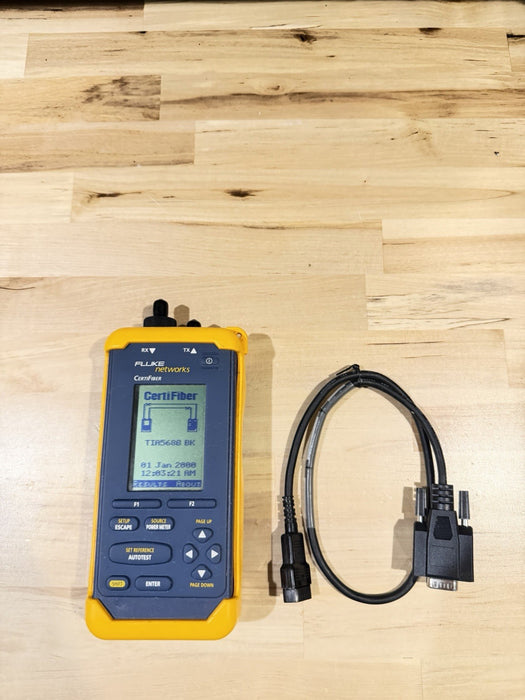 FLUKE NETWORKS CERTIFIBER REMOTE 2955-4008-01 TESTED