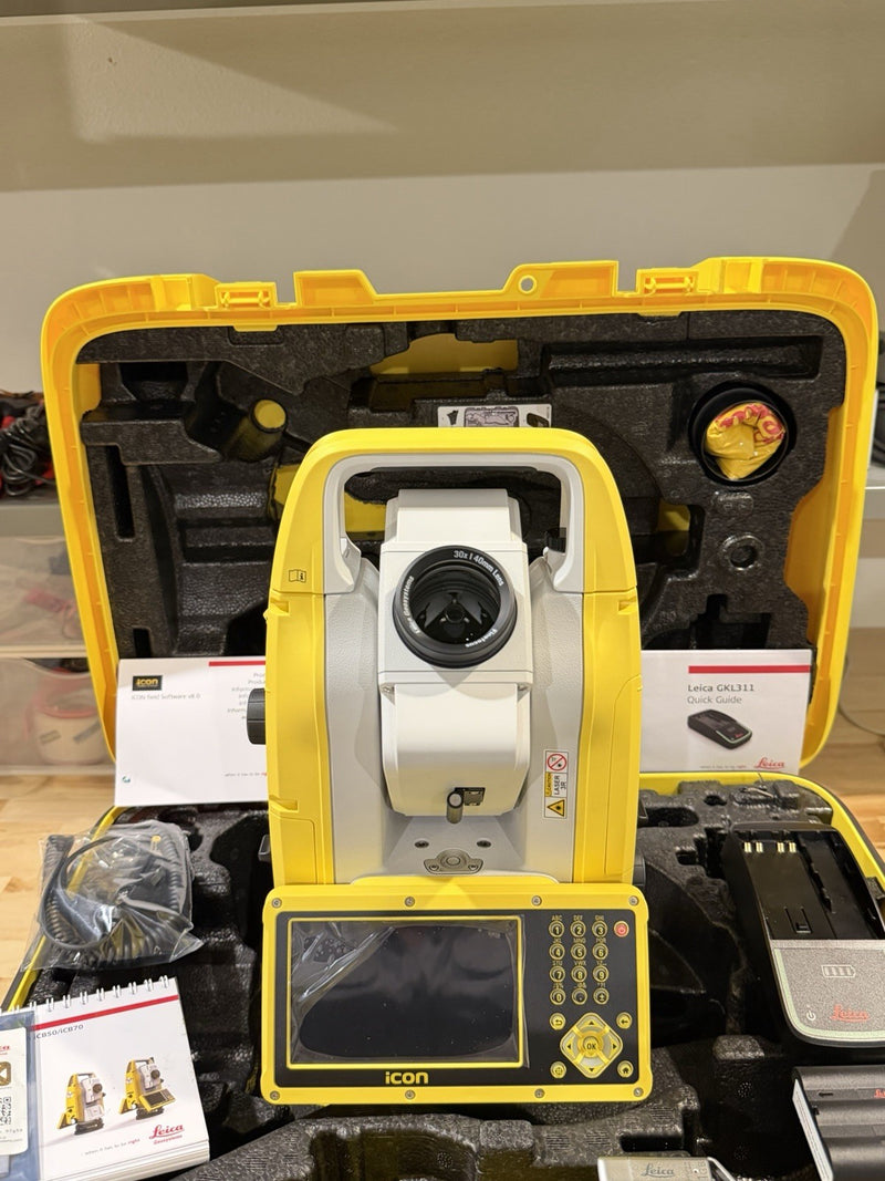 LEICA ICON ICB70 5" R500 KIT MANUAL TOTAL STATION