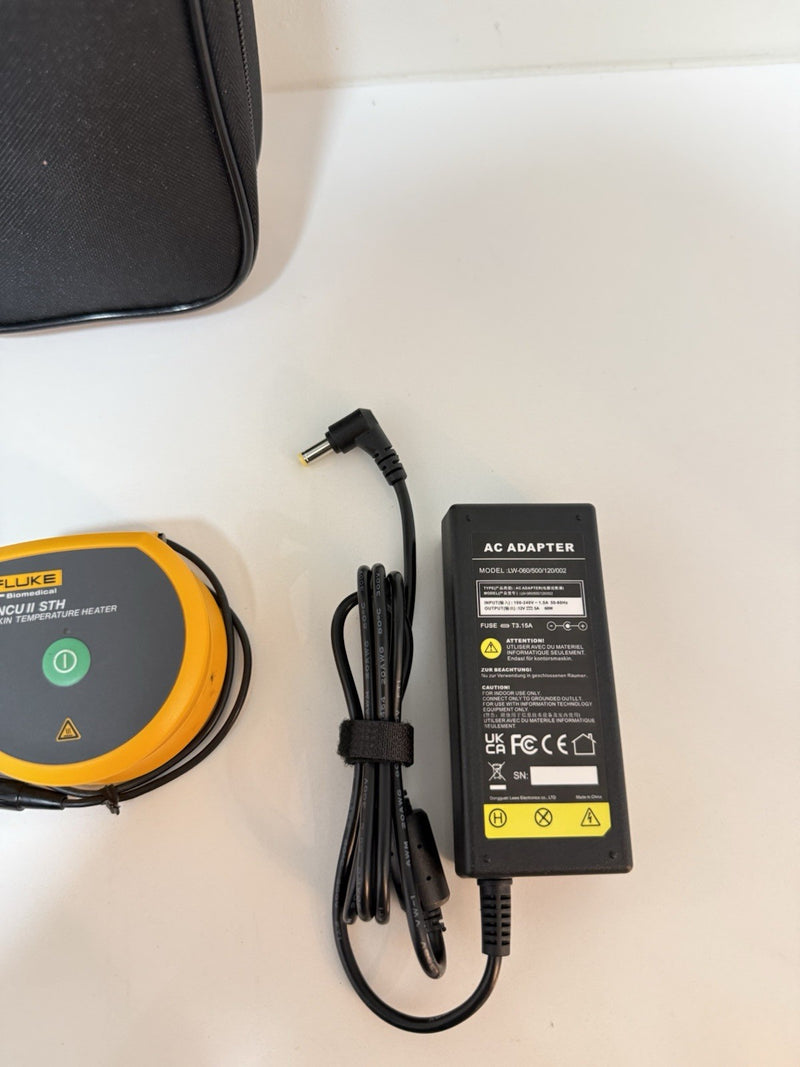 FLUKE INCU II STH SKIN TEMPERATURE HEATER WITH CHARGER & BAG