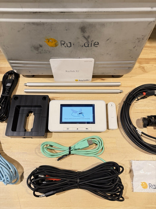 RAYSAFE X2 BASE UNIT KIT WITH SENSORS & ACCESSORIES TESTED