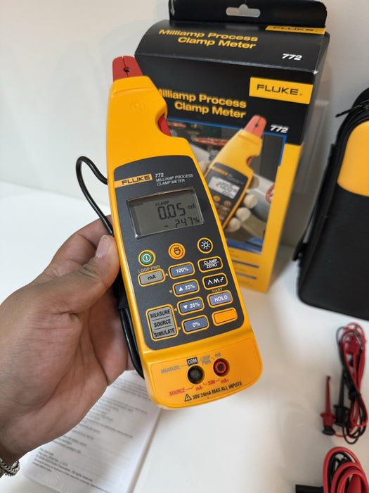 FLUKE 772 MILLIAMP PROCESS CLAMP METER MFD-2025 NEW SEALED