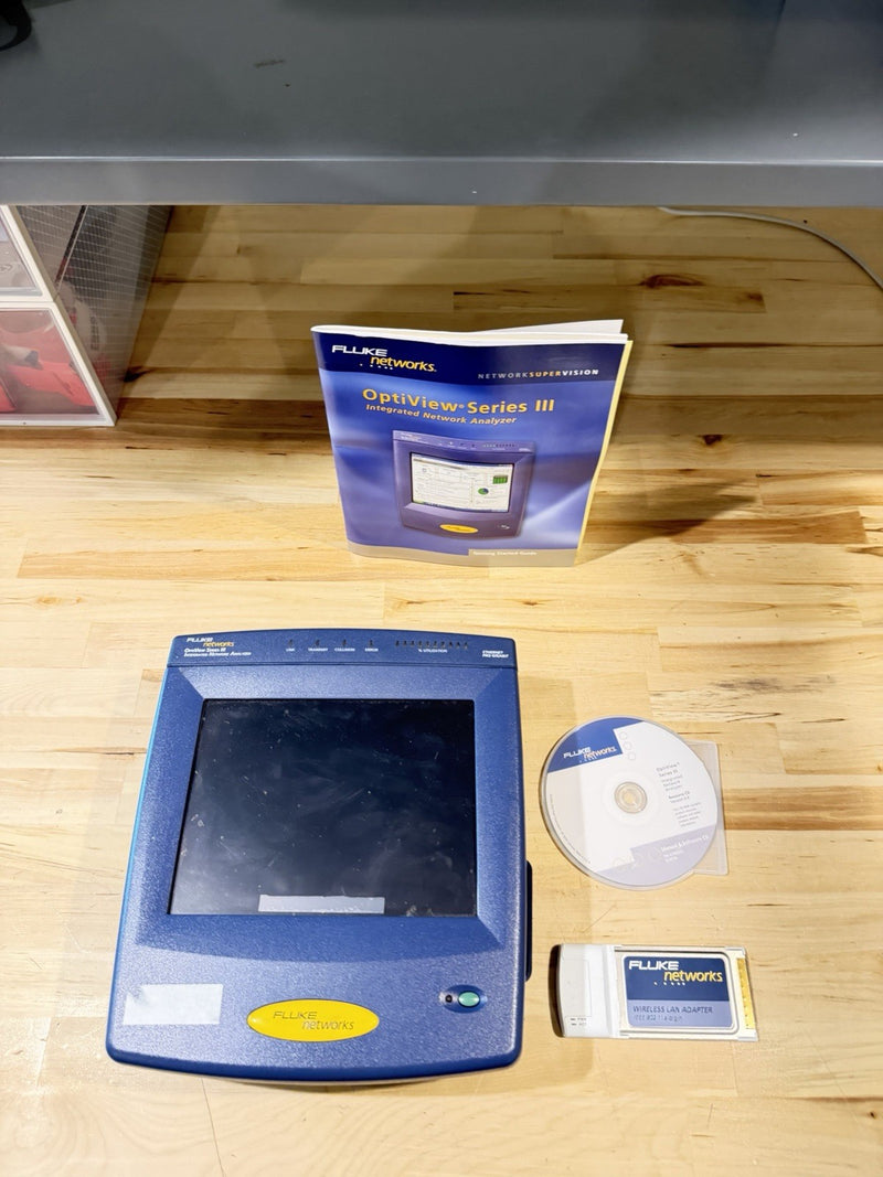 FLUKE NETWORKS OPTIVIEW SERIES III INTEGRATED NETWORKS ANALYZER