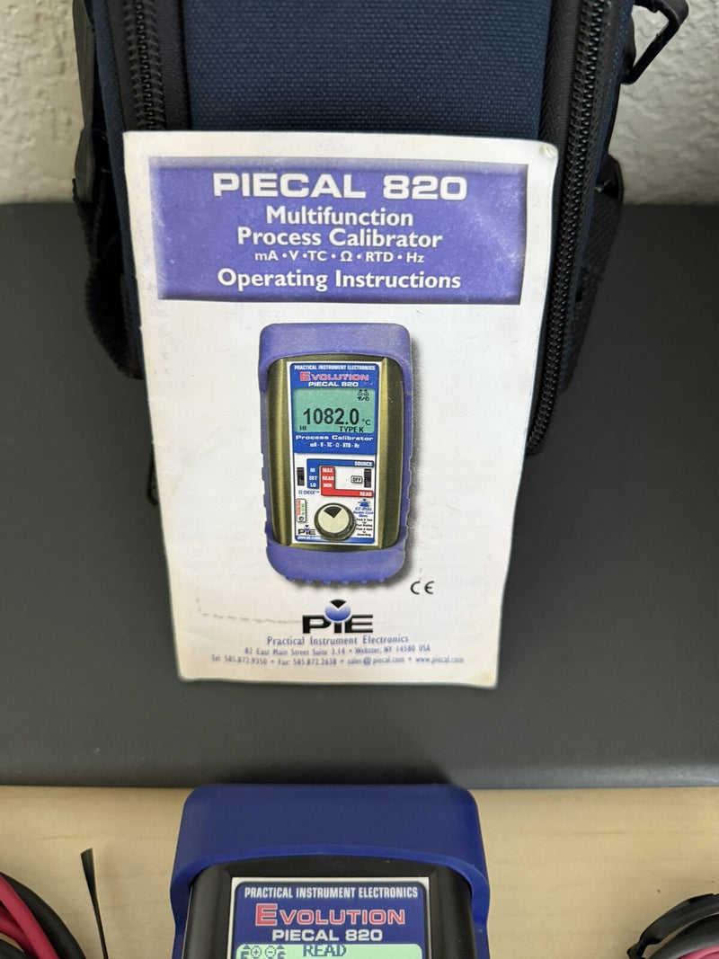 PIE EVOLUTION PIECAL 820 SINGLE CHANNEL PROCESS CALIBRATOR