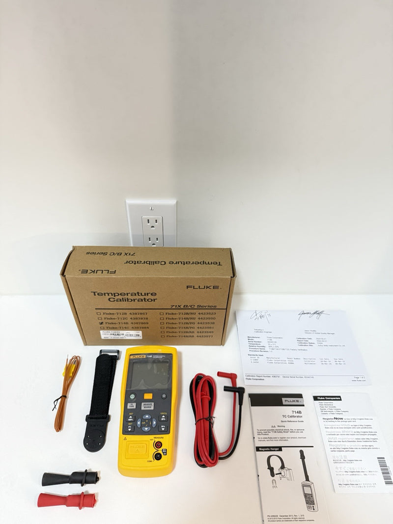 FLUKE 714B THERMOCOUPLE CALIBRATOR MFD 2024 CALIBRATED 2024