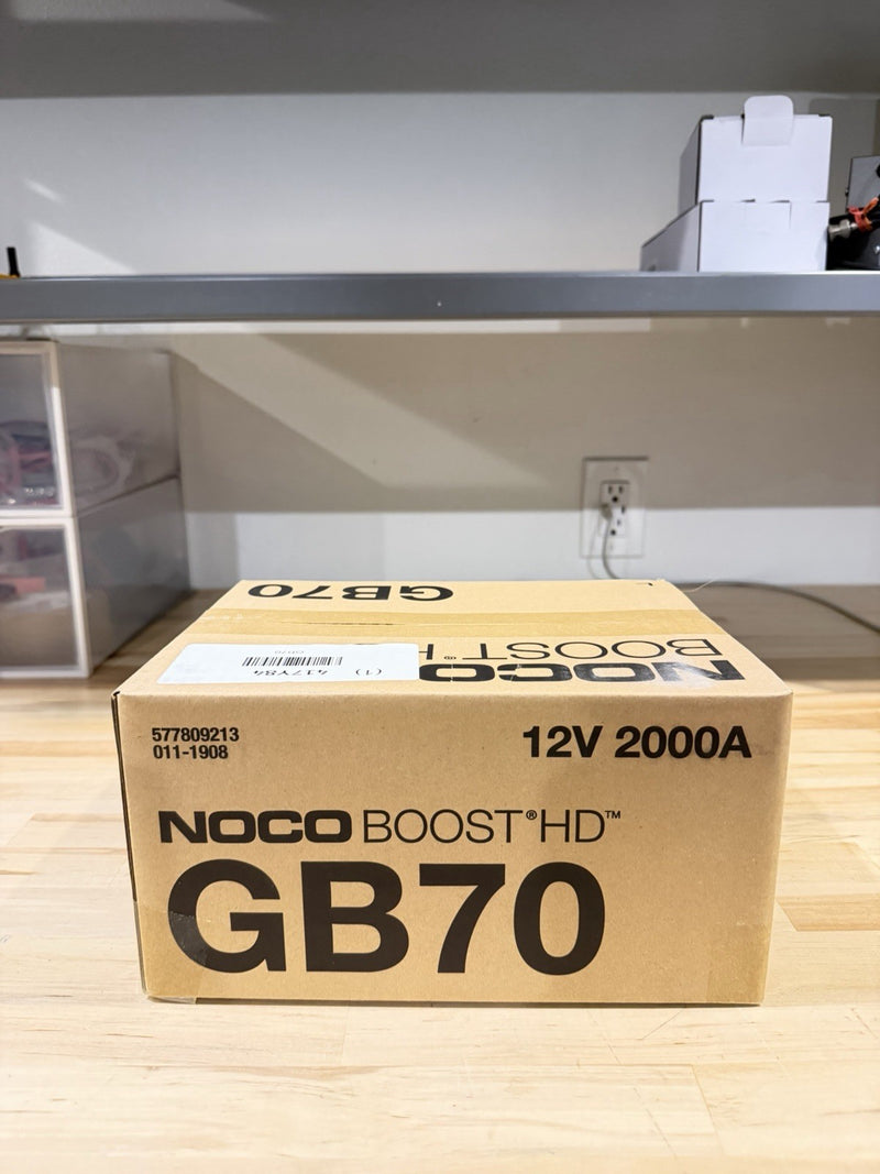 NOCO BOOSE HD GB70 12V 2000A ULTRA SAFE JUMP STARTER POWER PACK