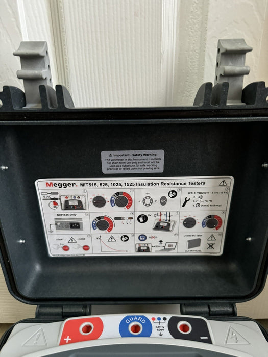 MEGGER MIT515 5KV INSULATION RESISTANCE TESTER