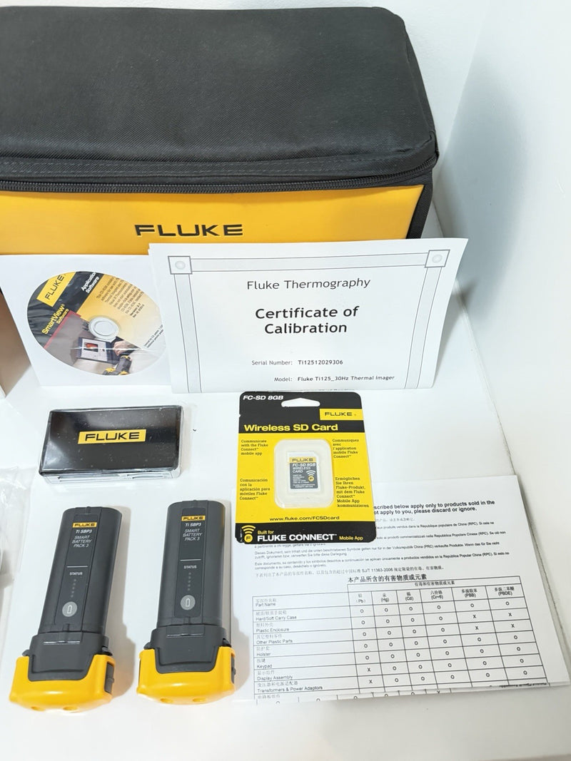 FLUKE TI125 30HZ THERMAL IMAGER - TESTED RARE