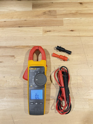 FLUKE 902 FC HVAC CLAMP METER TRUE RMS W / LEADS & CLIPS - SHIPS FAST