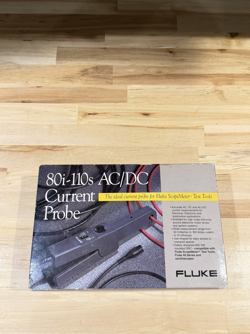FLUKE 80i-110s AC DC CURRENT PROBE SHIPS FAST (NEW) RARE
