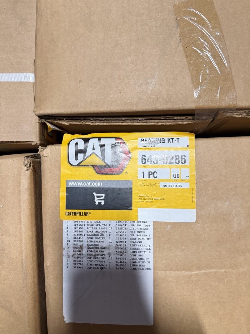 CAT 643-0286 BEARING KIT-TXB (NEW SEALED) - GENUINE OEM / SHIPS FREE