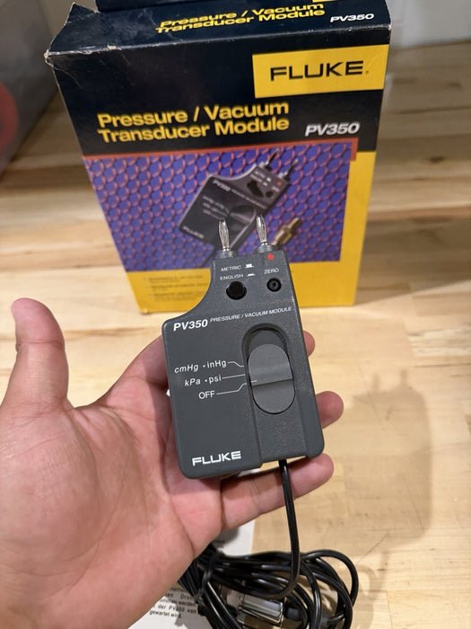FLUKE PV350 PRESSURE VACUMM TRANSDUCER MODULE TESTED