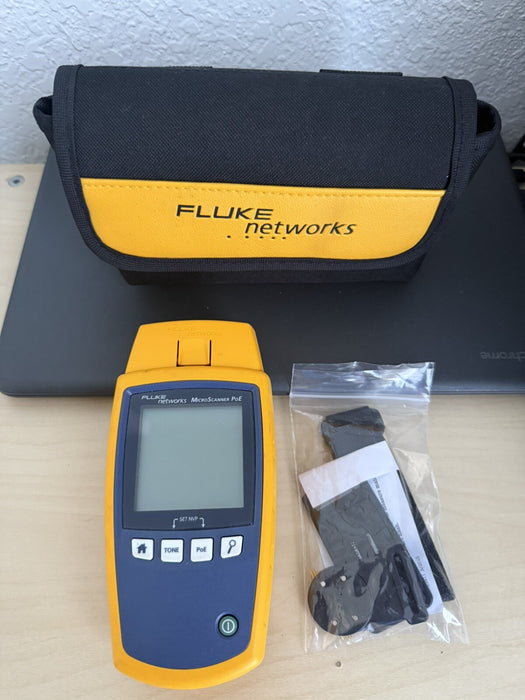 FLUKE NETWORKS MICROSCANNER NETWORK CABLE & POE TESTER