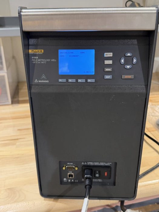 FLUKE 9190A FIELD METROLOGY WELL -95°C TO 140°C (TESTED) FREE SHIPPING